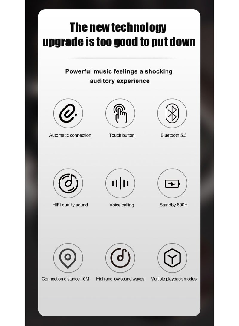 general New audio Bluetooth outdoor speakers waterproof portable Bluetooth subwoofer mini audio - Image 3