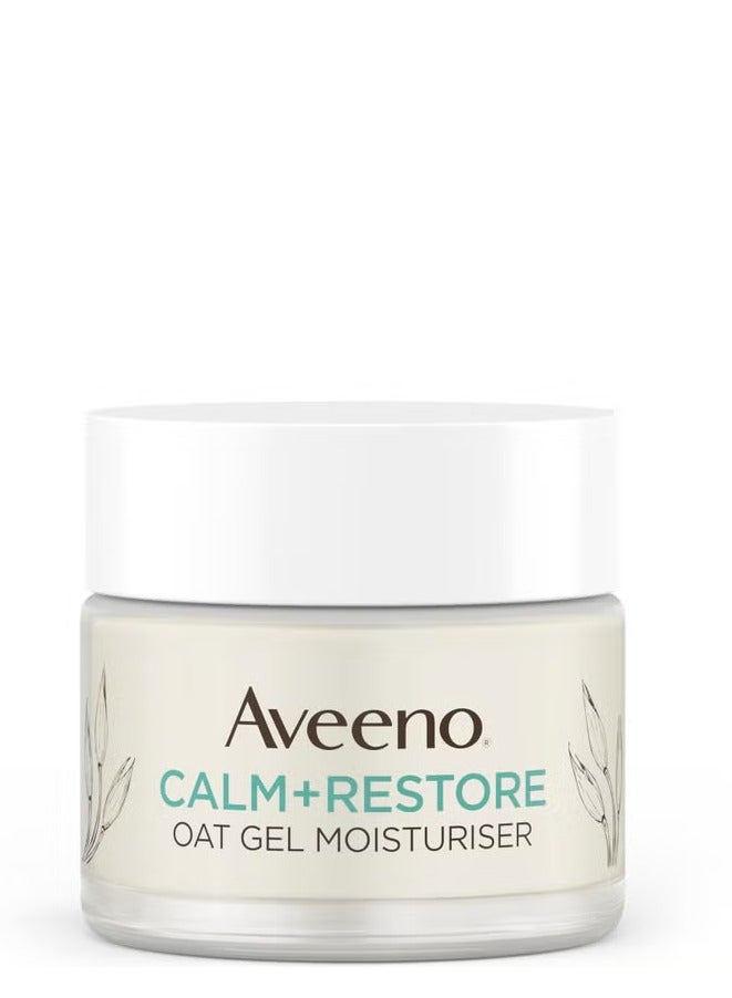 Aveeno Face Calm and Restore Oat Gel Moisturiser 50ml - Image 1