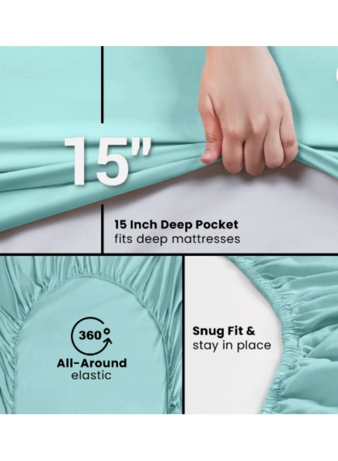 Homy Cotton طقم  ملايات سرير مكون من 3 قطع - Image 2