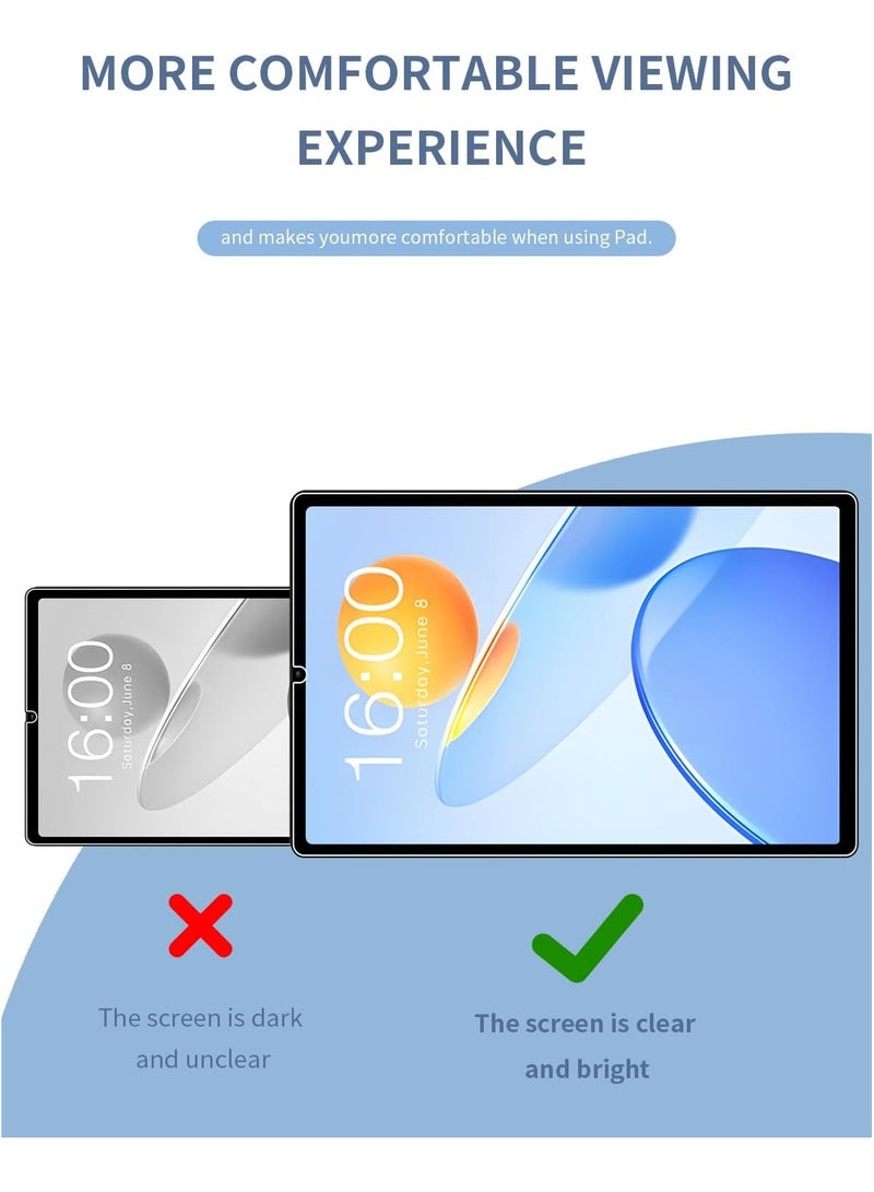 عام حامي شاشة من الزجاج المقوى متوافق مع لوح Teclast P50 Mini مقاس 8.7 بوصة 2025 - 【عبوتان】 زجاج مقوى مقاوم للخدوش بصلابة 9H، شفاف عالي الوضوح - Image 5