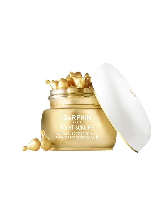 Darphin Éclat Sublime Radiance Boosting Capsules with Pro-Vitamin C & E - 60 Capsules, Gold - Image 2