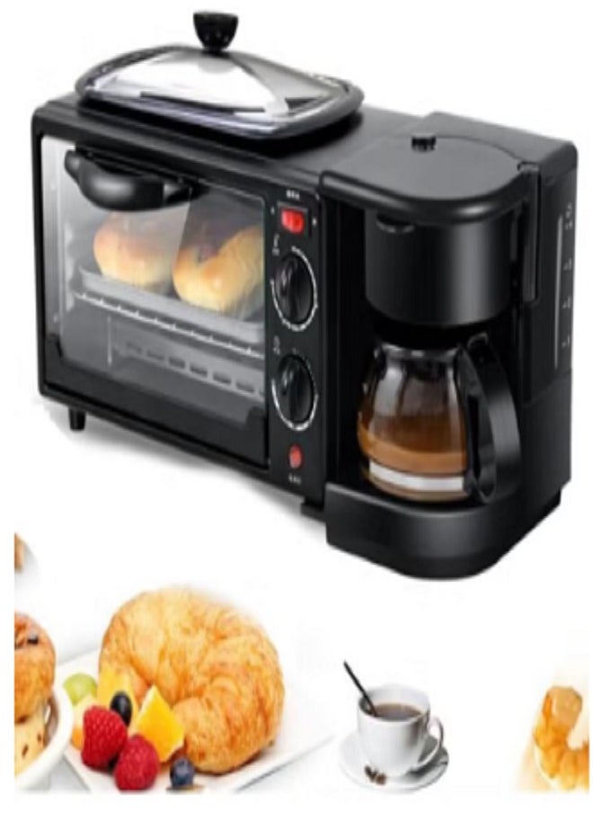Generic - Breakfast Machine Multi-Functional Breakfast Maker Non-Stick Griddle Oven Tray Coffee Maker - Image 1