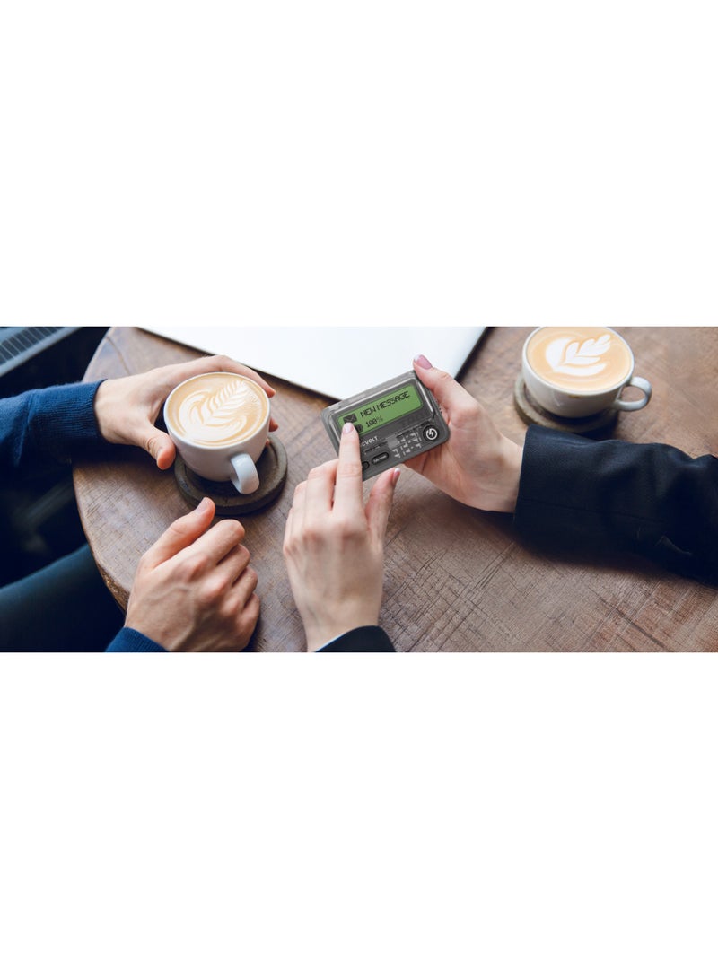 LEVELO SyncVolt 10000mAh Chatting Power Bank with 30W Power Delivery / SMS Communication up to 30m / Dot Matrix Display / Built-in Beeper Sound / Simultaneous Charging - Translucent - Image 3