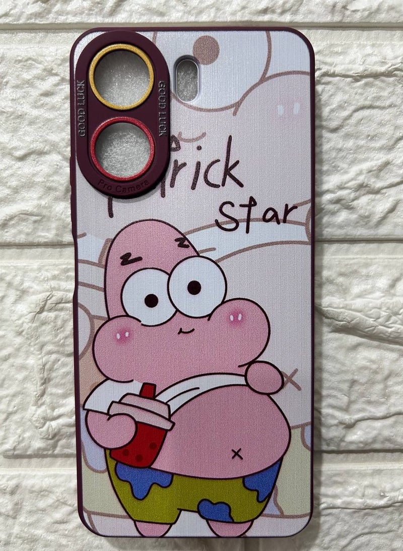 جراب خلفي باشكال كتير متوافق مع هاتف شاومي ريدمي 13 سي