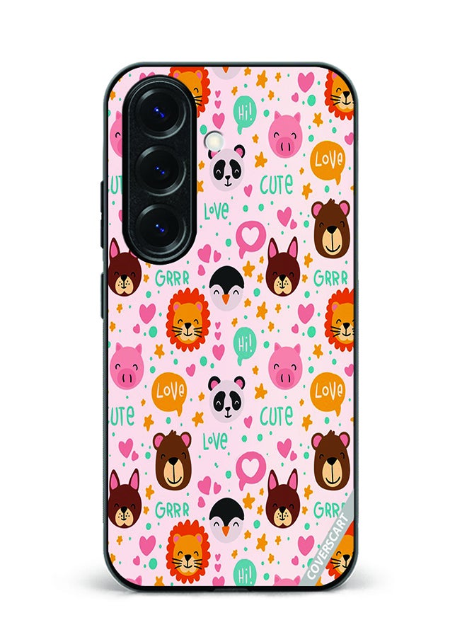 Protective Case Cover For Samsung Galaxy S25 Plus Teddy Katie Design Multicolour