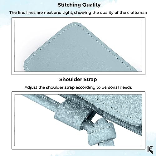 Kraptick Phone Sling Bag for Women - Phone Holder Sling Bag, Phone Crossbody Case, Hands-Free Phone Bag, Phone Pouch (Blue) - Image 4