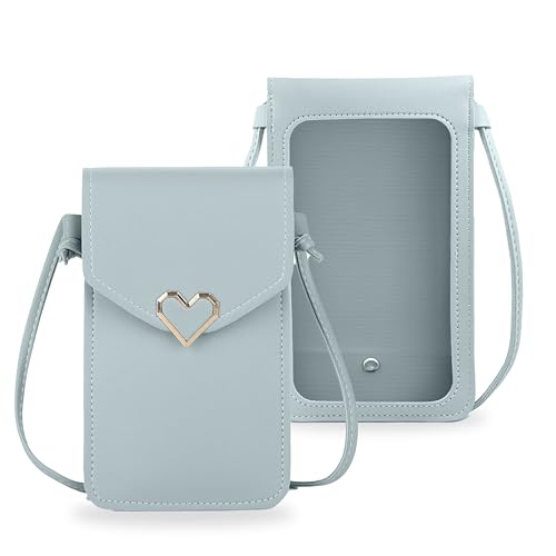 Kraptick Phone Sling Bag for Women - Phone Holder Sling Bag, Phone Crossbody Case, Hands-Free Phone Bag, Phone Pouch (Blue) - Image 1