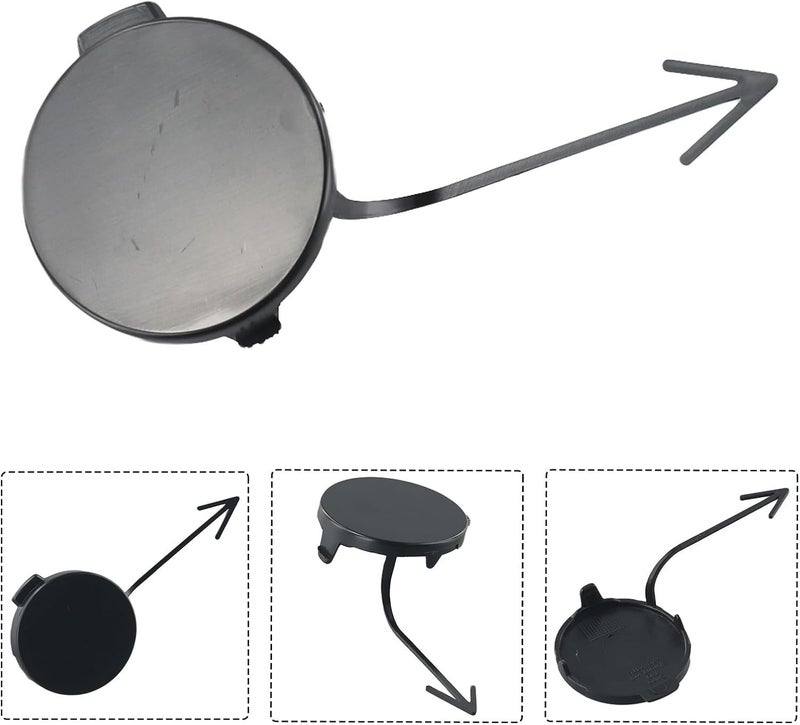 Wivplex Tow Hook Eye Cover for Jetta MK6 (2011-2014) - Image 2