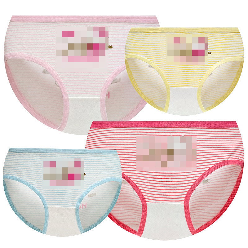 Girls Cotton Briefs 4-Pack Toddler Panties 1070 (Four Pack) 