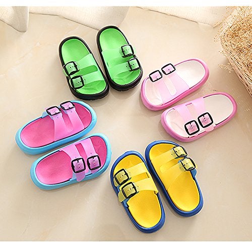 techcity Toddler Boy Girl Sandals Little Kids Slide Non-Slip Beach Water Shoes Lightweight Shower Pool Summer Slippers - Image 2