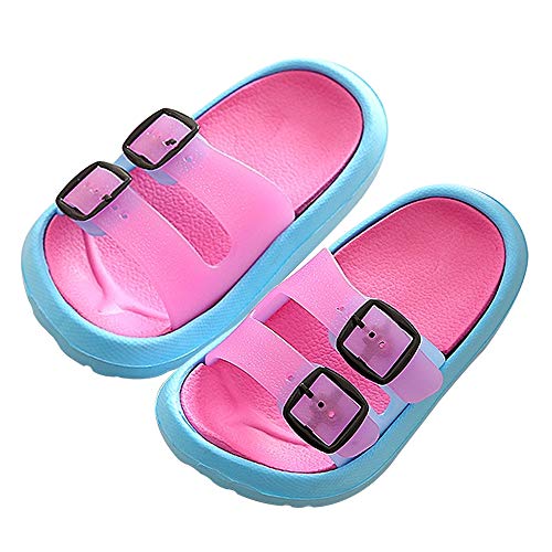 techcity Toddler Boy Girl Sandals Little Kids Slide Non-Slip Beach Water Shoes Lightweight Shower Pool Summer Slippers - Image 1