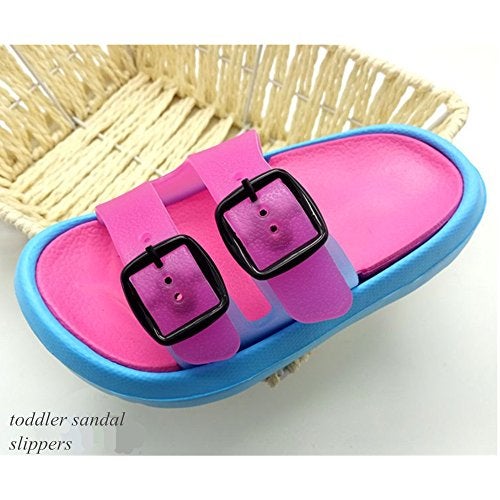 techcity Toddler Boy Girl Sandals Little Kids Slide Non-Slip Beach Water Shoes Lightweight Shower Pool Summer Slippers - Image 5