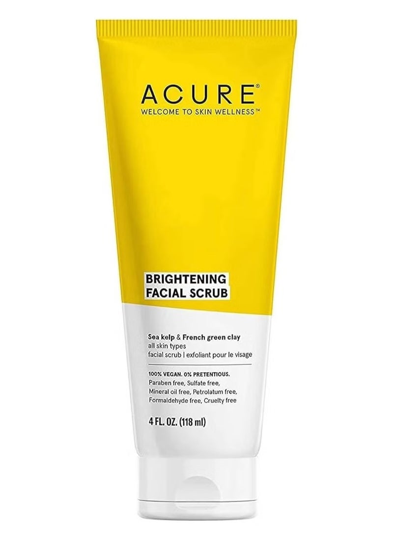 Acure - Brightening Facial Scrub 118ml - Image 1