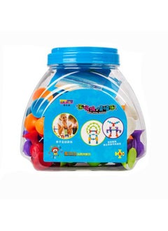 Silicone Soft Building Blocks Suction Music Sticky Music Childrens Educational Toys DIY Large Particle Building Blocks Sucker Toys Large 36 barrels