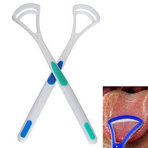 Kshiti Tongue Cleaner for Kids Baby Antimicrobial cleaner, Antibacterial scrapper for Optimal Oral Hygiene (Pack of 2)(Multicolor) - Image 1