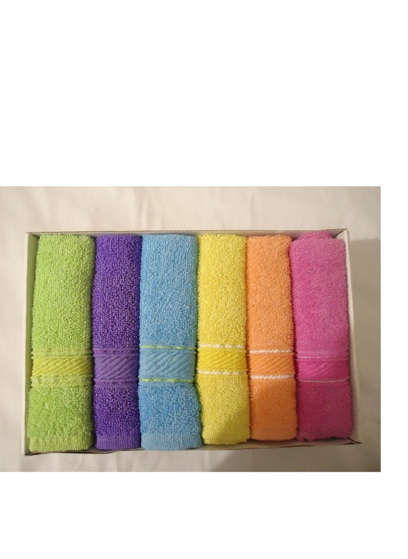 ماركة غير محددة - طقم ملاية قطن خمس قطع  نبيتى - ملاية 240 سم*235سم +مجموعه فوط 6 قطع مقاس 30*30 - Image 1