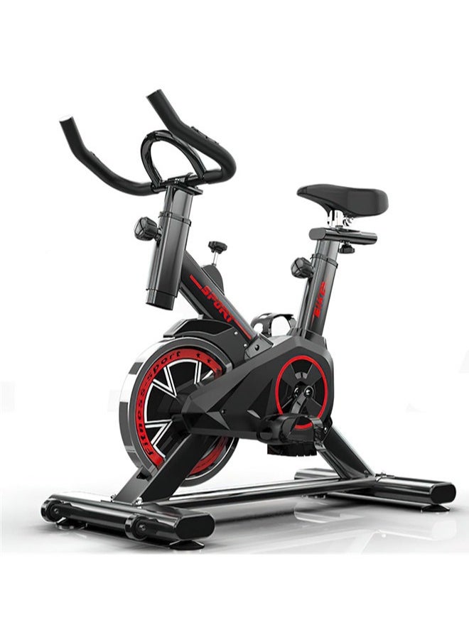 Denzoz Exercise Bike Indoor Cycling Bike Stationary Bike - Cycle Bike with Comfortable Seat Cushion Cardio Workout Cycle Bike Training  - Image 1