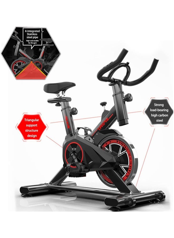 Denzoz Exercise Bike Indoor Cycling Bike Stationary Bike - Cycle Bike with Comfortable Seat Cushion Cardio Workout Cycle Bike Training  - Image 4