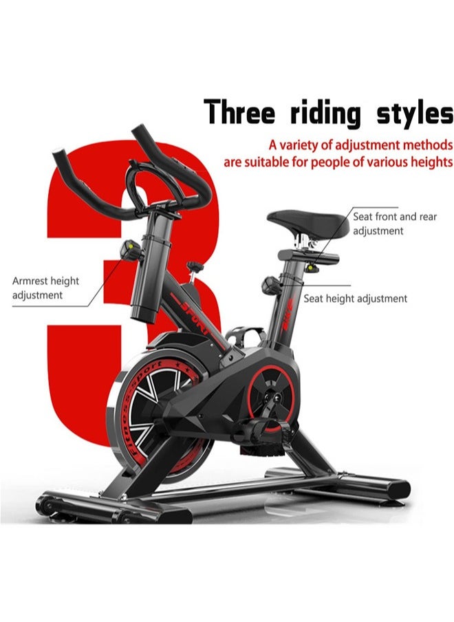 Denzoz Exercise Bike Indoor Cycling Bike Stationary Bike - Cycle Bike with Comfortable Seat Cushion Cardio Workout Cycle Bike Training  - Image 5
