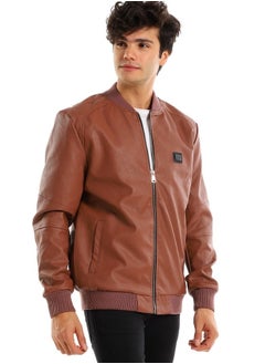 WHITE RABBIT Quilted brwon leather jacket  - Image 2