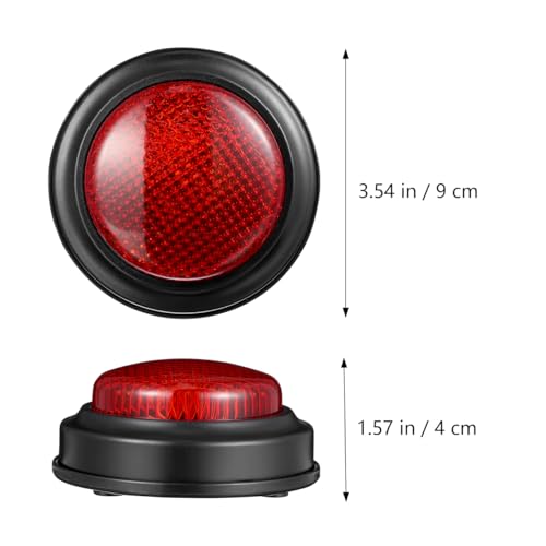 DEARMAMY Game Buzzer, Answer Buzzers for Game Show with Light Alarm Sound Show Button Box Party Contest Trivia Quiz for Kids Red - Image 3