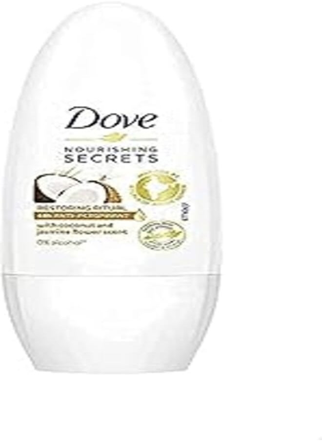 Dove Dove Nourishing Secrets Roll-On Anti Perspirant with Coconut and Jasmine Flower Scent - 50 ml 