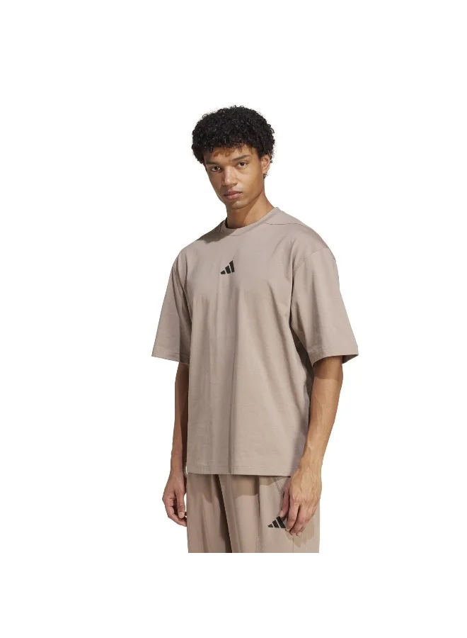 adidas Adidas Oversize Tee Brown T-Shirt (Short Sleeve) T-Shirts For Men