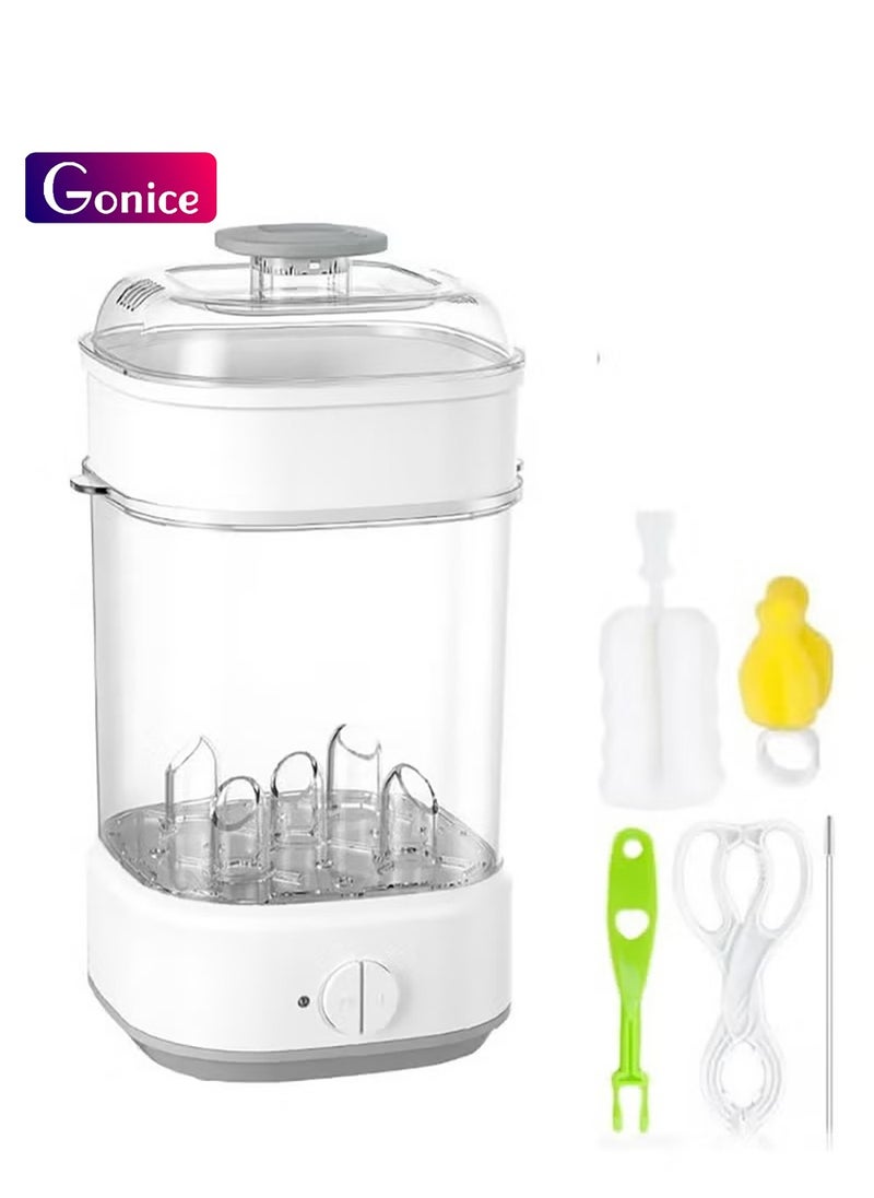 Gonice Baby Bottle Warmer,  Baby Bottle Steam Sterilizer Dryer Machine for Baby Milk Breastmilk Formula  - Image 1