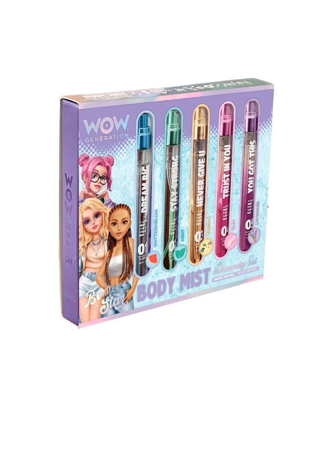 Wow Generation Body Mists Discovery Set 5Pcs
