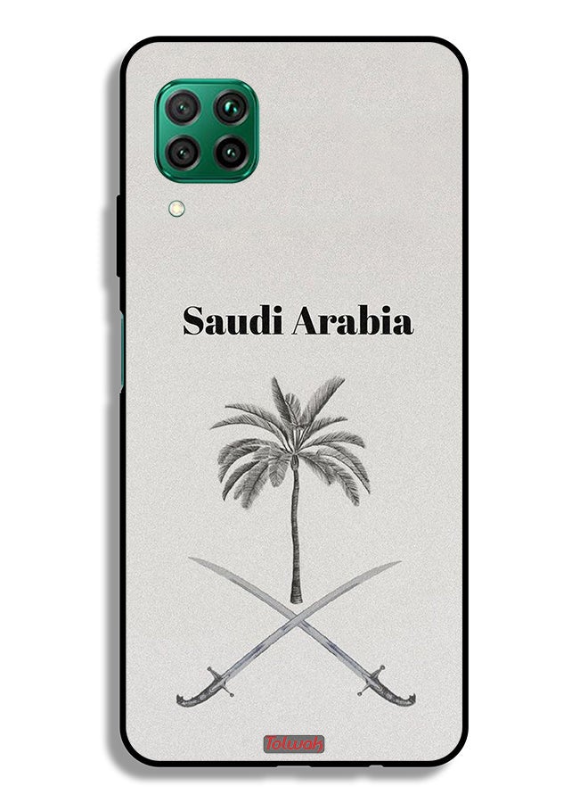 Tolwak Huawei P40 lite 4G Protective Case Cover Kingdom Of Saudi Arabia Sign Art - Image 2