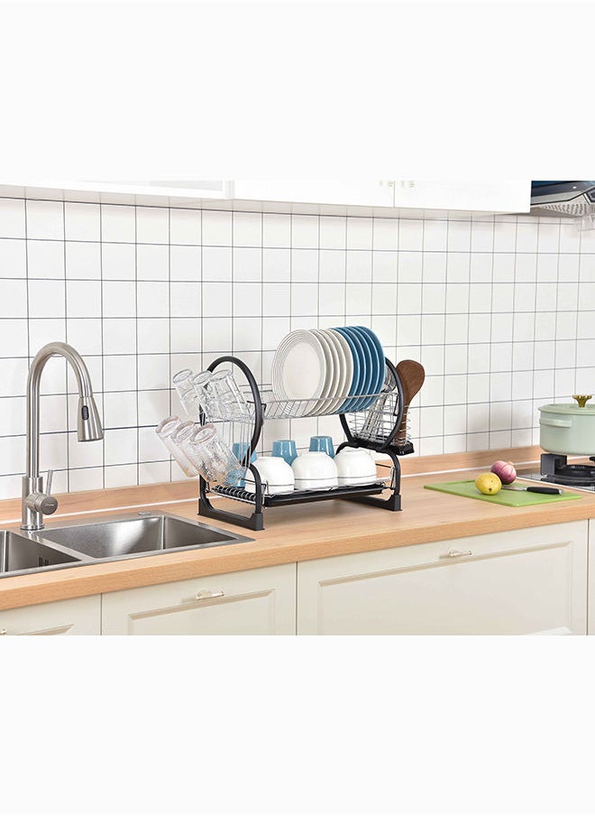 Feelings - Dish Rack Petal 2 Layer 57×25×38 cm - Image 1