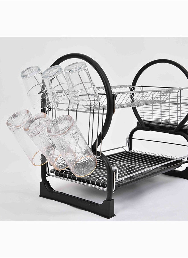 Feelings - Dish Rack Petal 2 Layer 57×25×38 cm - Image 1