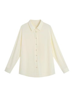 Spring New Arrival Chubby Girl Plus Size Women's Clothing Solid Color All-match Stacked Loose Long-sleeved Lapel Shirt Coat 62322