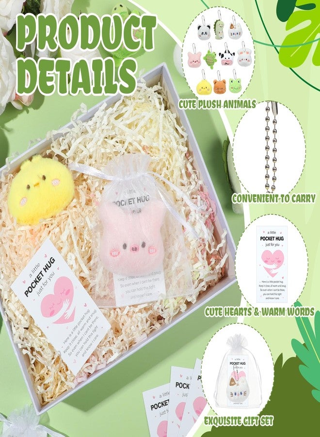 نيويست أحدث 10 مجموعات من سلاسل مفاتيح حيوانات قطيفة صغيرة مع بطاقة جيب وحقيبة أورجانزا. حيوانات محشوة لطيفة، بطاقات إلهام بالجملة، هدايا للحفلات، هدايا تقدير للموظفين، هدايا للأصدقاء والعائلة - Image 4