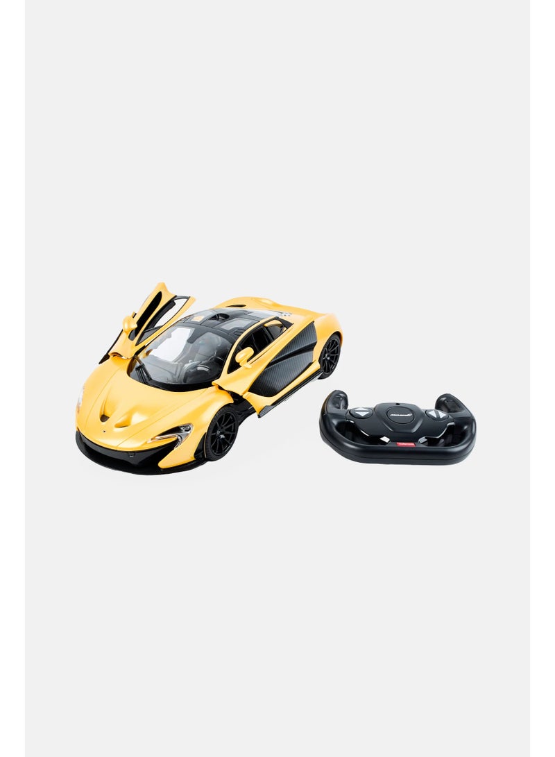 Rastar 1:14 McLaren P1 GTR Remote Control, Yellow - Image 3
