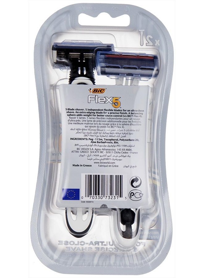 BiC Flex 5 Blades - 2 CT - Image 2
