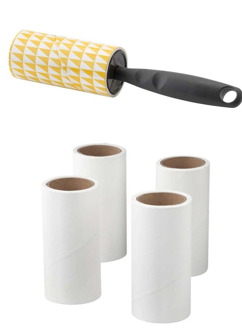 Beauenty Fur, Dust and Lint Remover Roller Kit for Clothes, Furniture and Car Seats 40 Sticky Sheets with 4 Extra Refills - Image 1