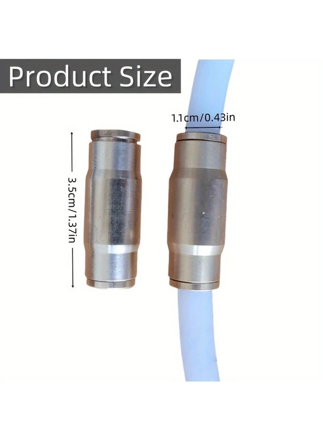 Quick Connect 11mm جميع وصلات النحاس تصميم بدون ضغط وبدون لف للخراطيم الهوائية والهيدروليكية والمائية - Image 2