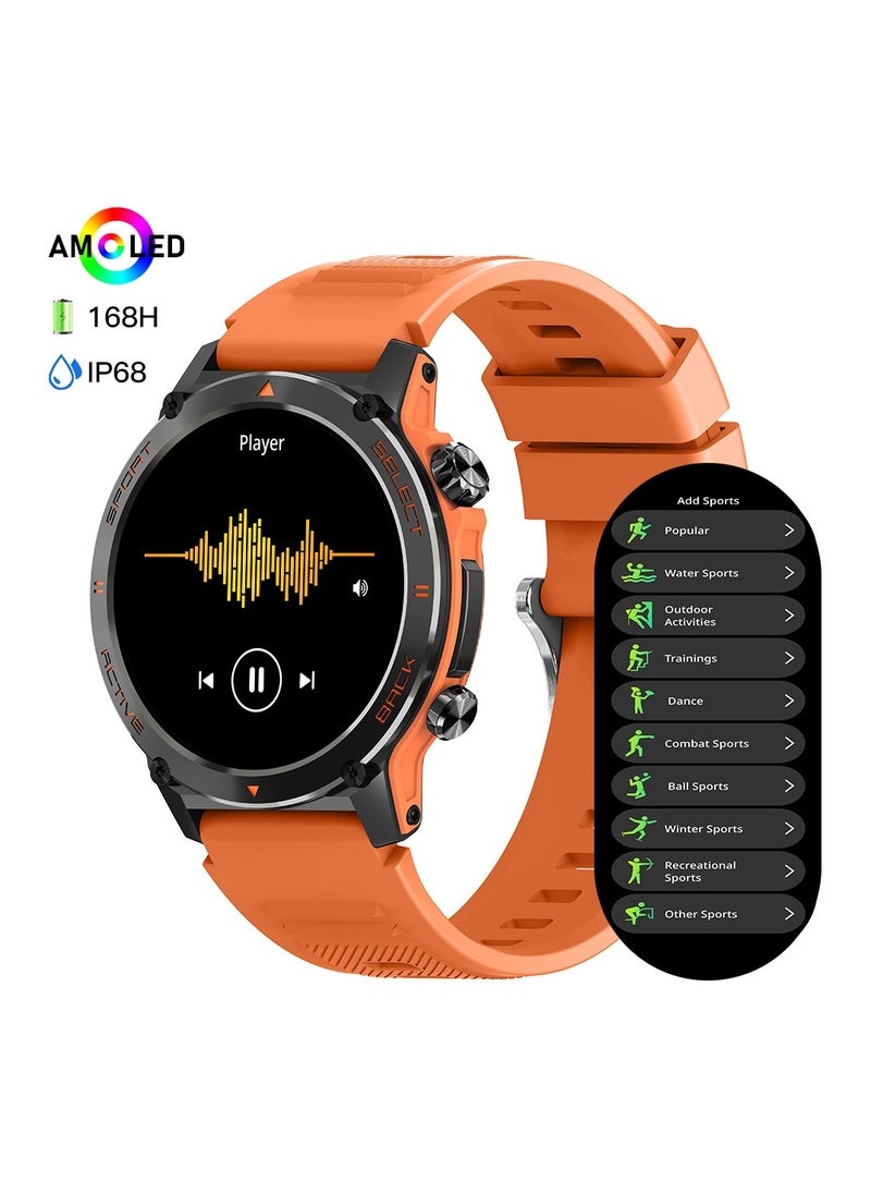 Zeblaze Z136 Sports Watch with AMOLED Display Outdoor Waterproof Design and Smart Health Monitoring  - Image 1