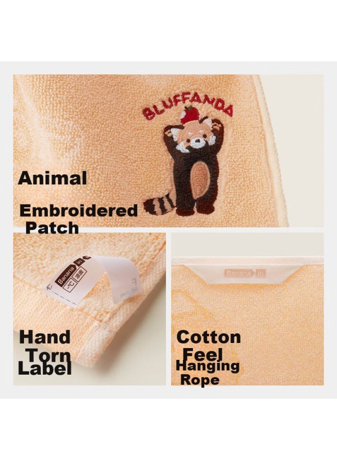 Bananain 520h Uni 100% Cotton Towel Strong Absorbent Anti-shedding Antibacterial Odor-resistant Face Bath Towel - Image 4