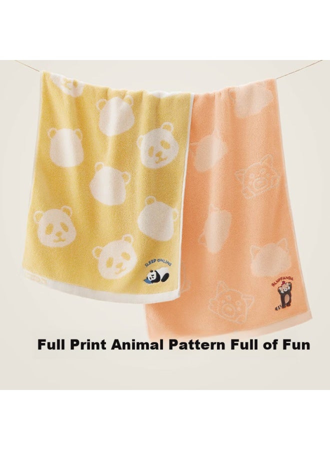 Bananain 520h Uni 100% Cotton Towel Strong Absorbent Anti-shedding Antibacterial Odor-resistant Face Bath Towel - Image 3