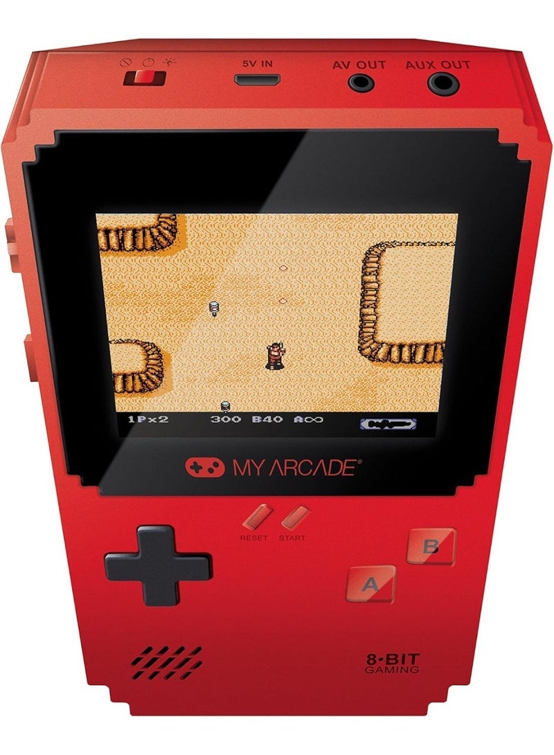 ماي أركيد جهاز ألعاب محمول Pixel Classic - 300 لعبة كلاسيكية بالإضافة إلى 8 ألعاب Data East Classics - خفيف الوزن وصغير الحجم - يعمل بالبطارية أو منفذ Micro USB - مناسب للأطفال - Image 2