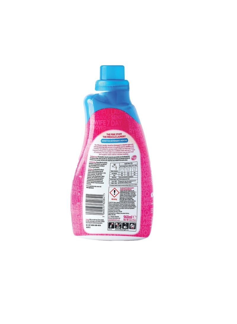 THE PINK STUFF - The Miracle Laundry Sensitive Non Bio Liquid - Image 1