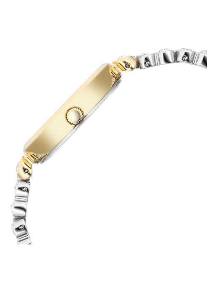 TITAN ساعة راجا شوستوبير كوارتز أنالوج بقرص فضي وحزام معدني فضي للنساء - 95262BM01 - Image 4