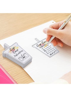 Sureio 200 Pieces Tumbler Cup Cards, Cup Care Instructions Cards, Tumbler Care Cards, Cup Of Care Mug Insert For Business, Customer Directions Cards, Online Shop Package Insert (Vibrant Style)  - Image 5
