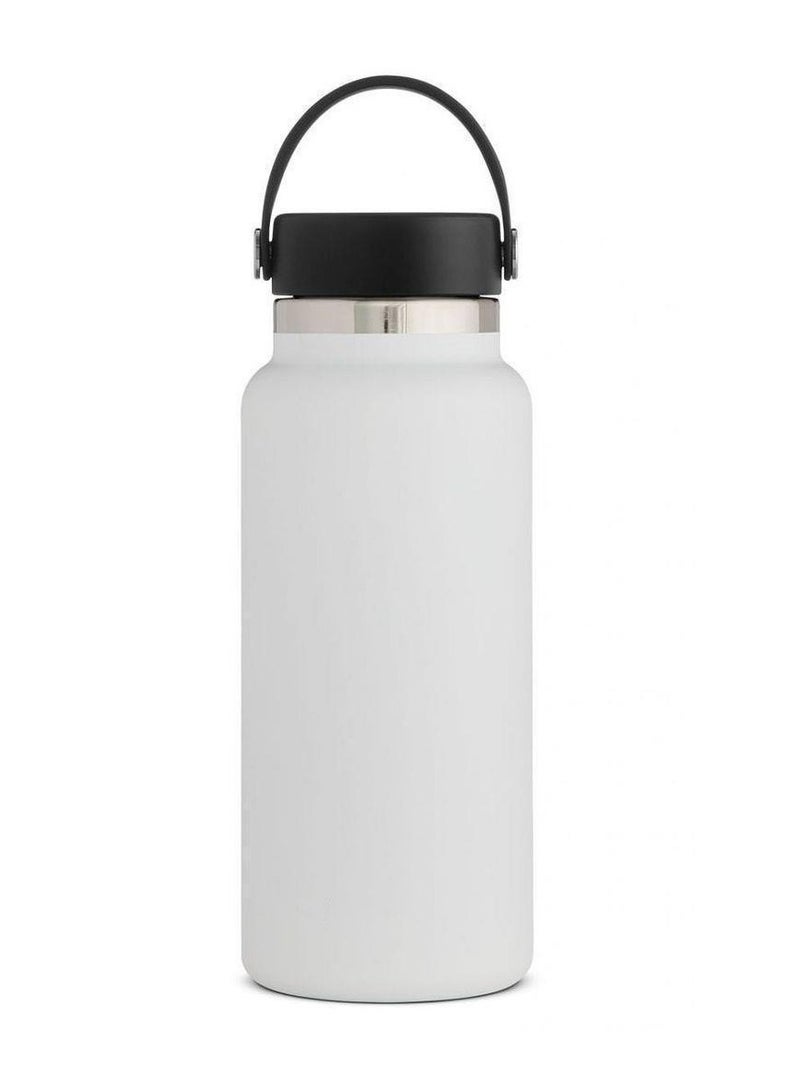 xozgdovg Thermos cup Large capacity outdoor sports kettle Double vacuum 32oz white