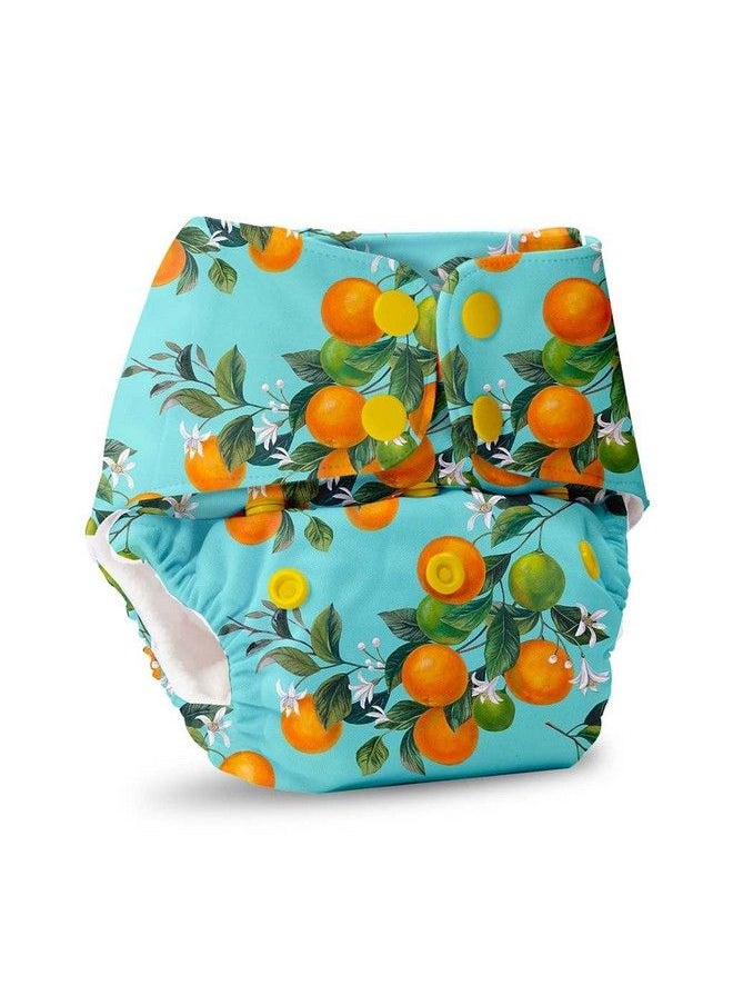 Superbottoms Basic Reusable Cloth Diaper For Babies 0 3 Years ; Freesize Adjustable Washable And Reusable Cloth Diaper For Babies ; New Quick Dry Ultrathin Pads ; Trim Fitting ; Peachespack Of 1  - Image 5