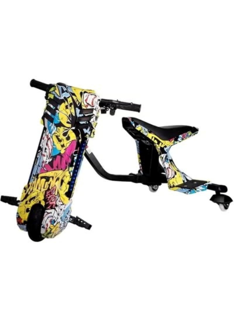 Winner Sky 3 Wheel Drifter 36v Electric Scooter 360 Degree Rotation with Led Light Comfortable Seat and Bluetooth Assorted  - Image 3