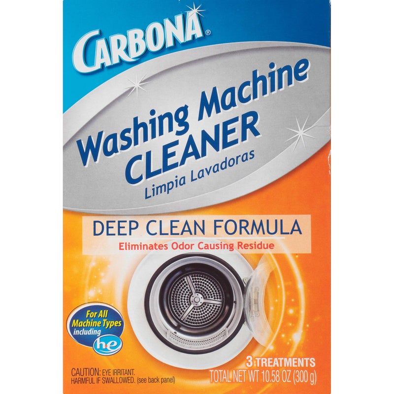 Carbona® Washing Machine Cleaner | Eliminates Odor & Residue | 3 Count, 1 Pack - Image 1