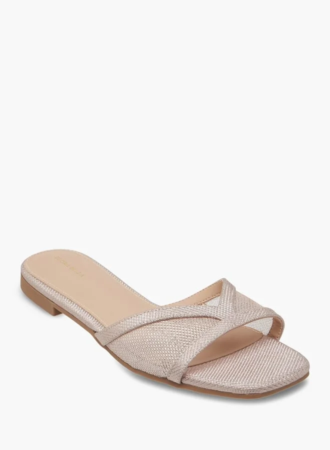 فلورا بيلا من شو إكسبرس صنادل نسائية سهلة الارتداء بنقوش